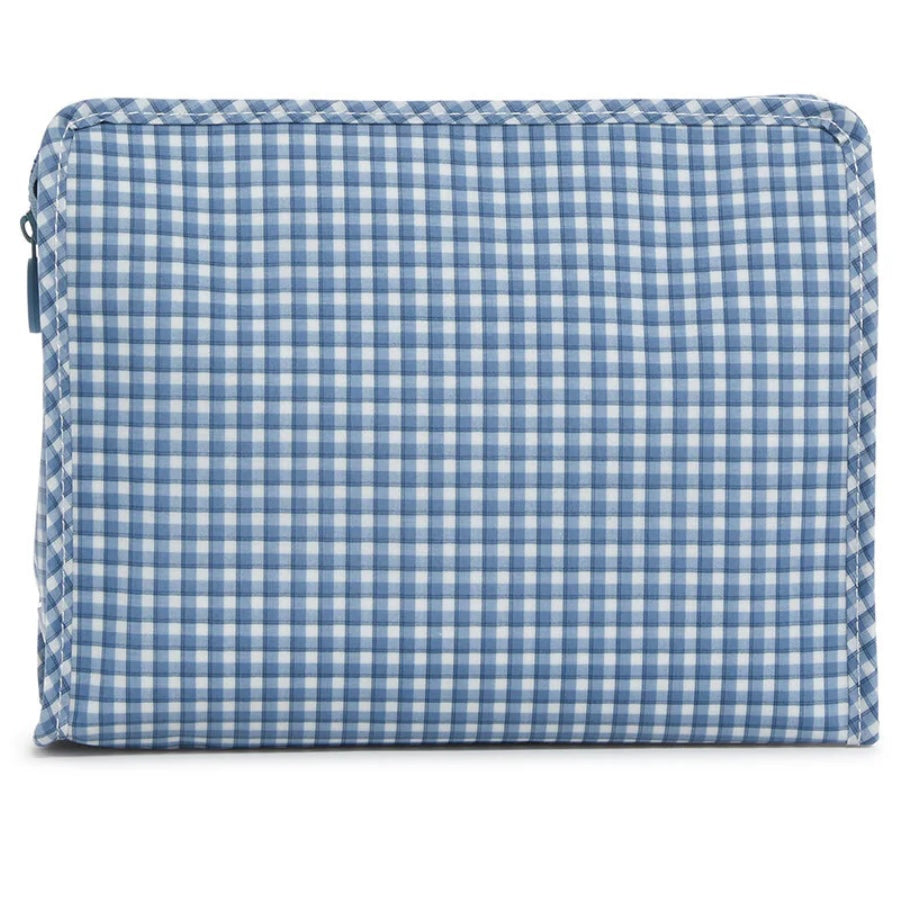 TRVL Large Roadie - Rodeo Check Indigo