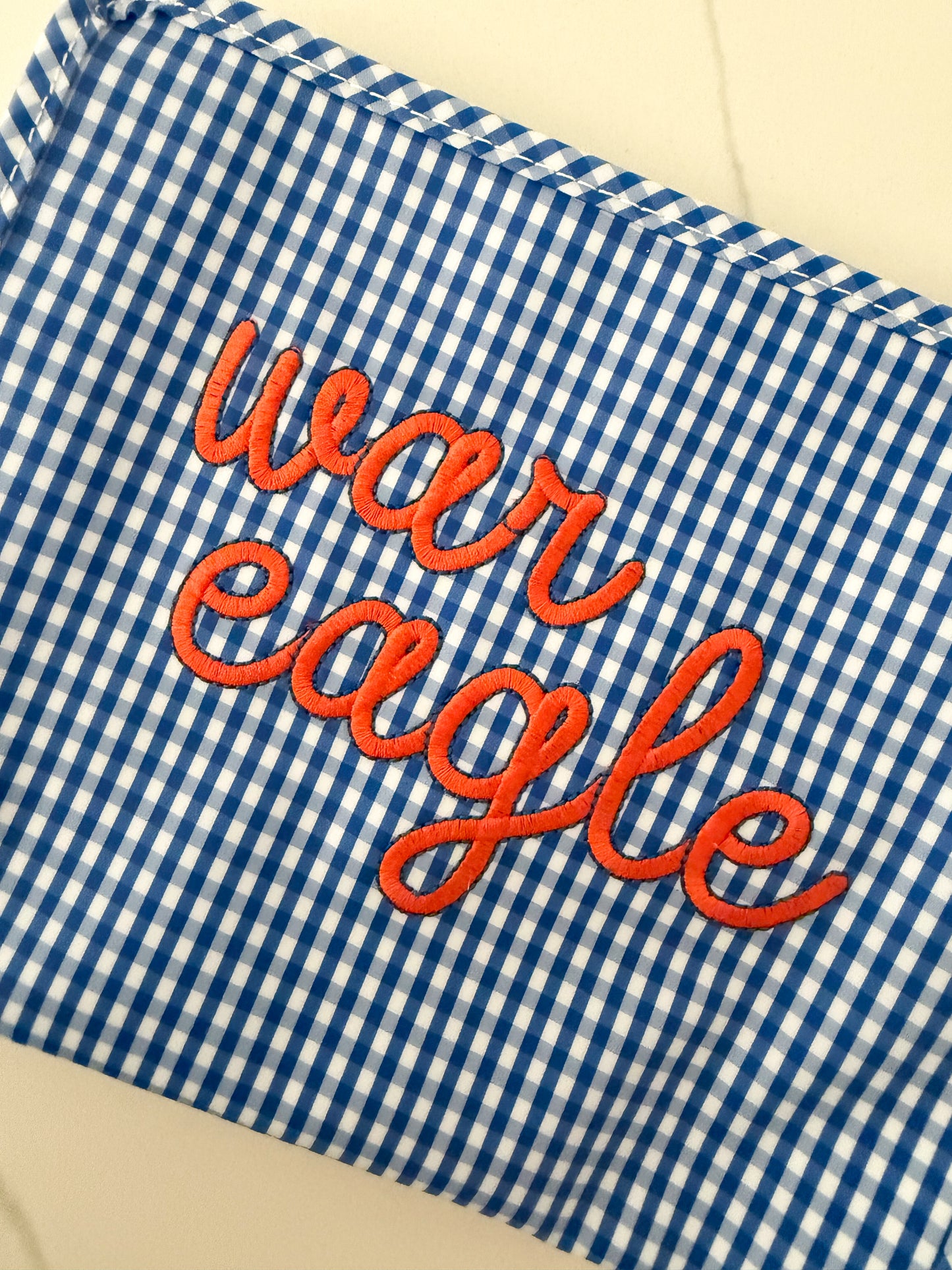 TRVL Large Roadie - Royal Gingham