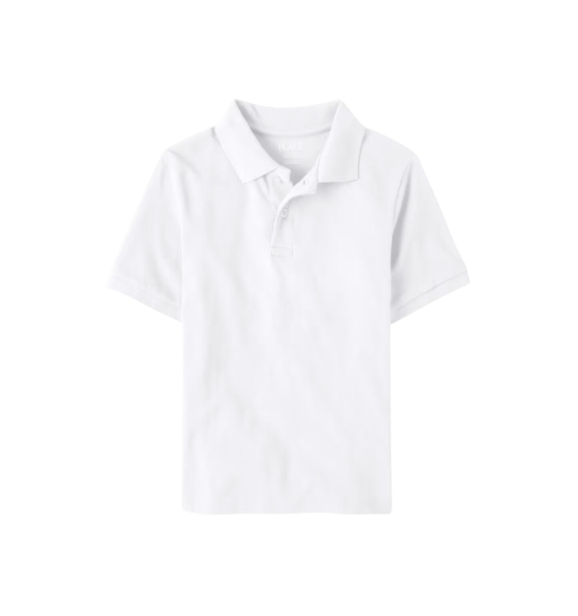 White Short-Sleeve Polo