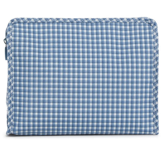 TRVL Large Roadie - Rodeo Check Indigo