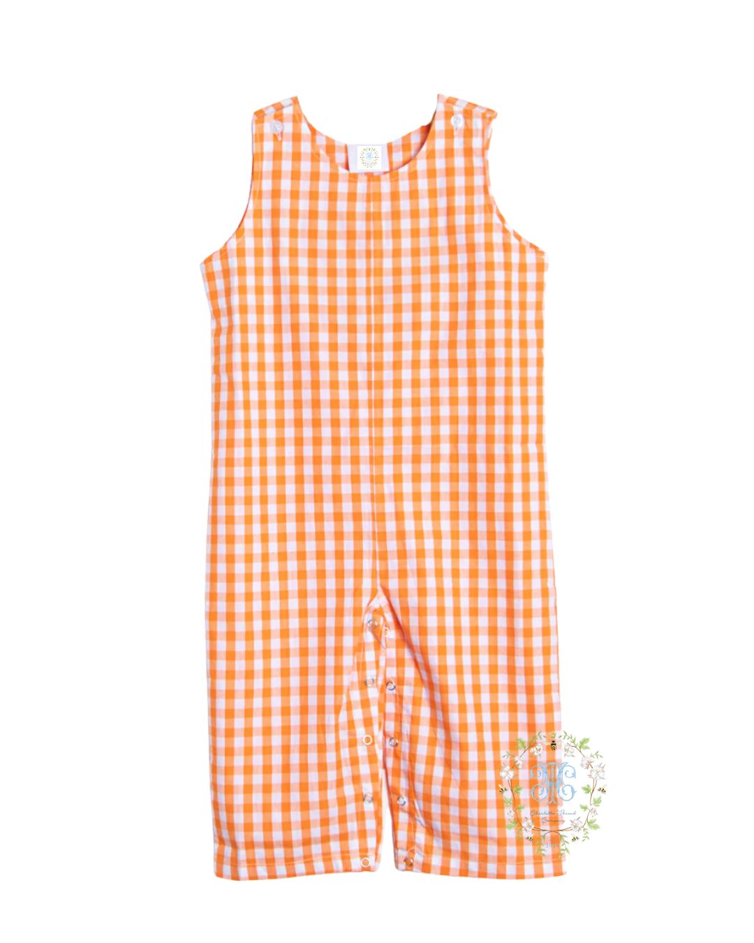 Orange Gingham Longall