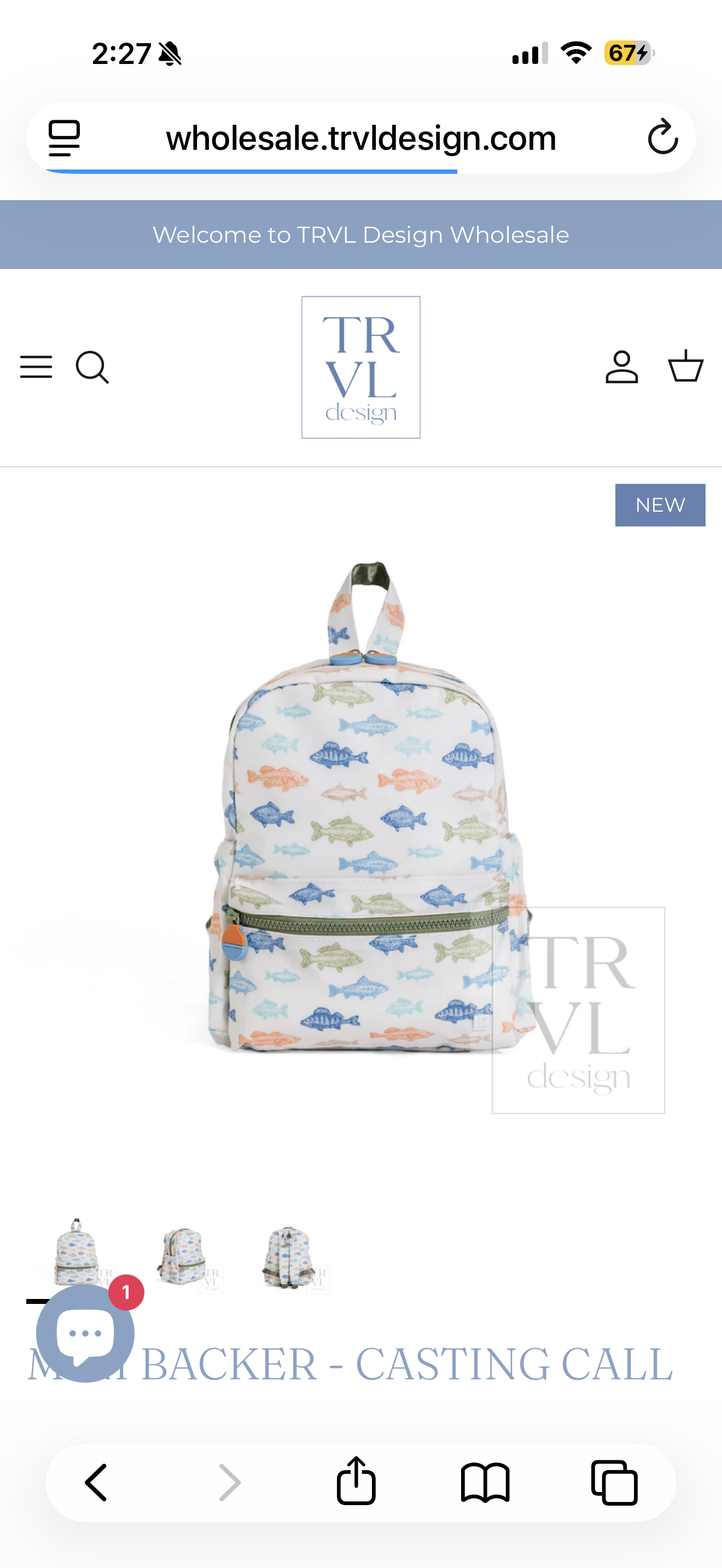 TRVL Mini Backpack