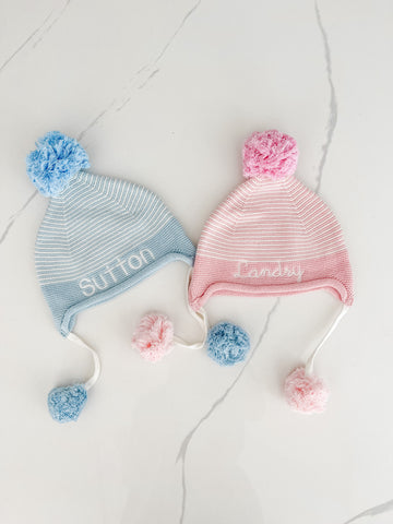 Knit Pom Hat