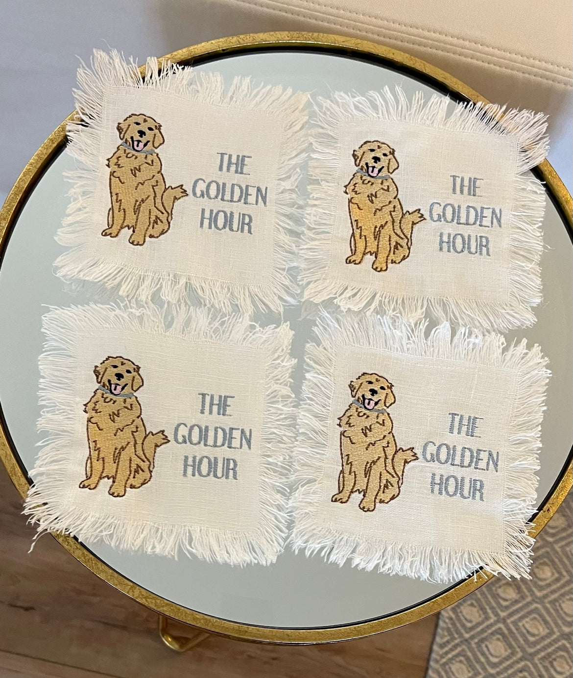 Golden Hour Fringe Napkins