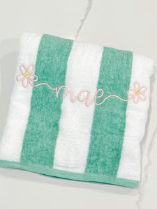 Green Toddler Towel