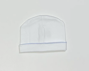 Blue Picot Trim Cap