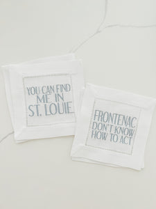 Meet Me In St. Louis Cocktail Napkin Set of 4